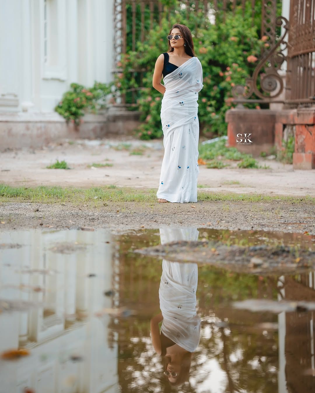 Fancy Kota Doriya With Digital Print Work Saree D-65